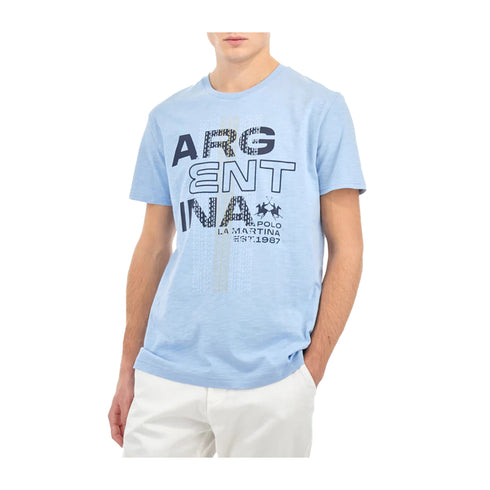 La Martina T-shirt T-shirt Uomo stampa Argentina S P25 - LA MARTINAMAR306JS259 - 07220 - S - Francavilla Moda